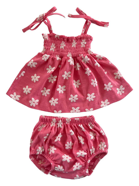 Flower / Organic Smocked Set