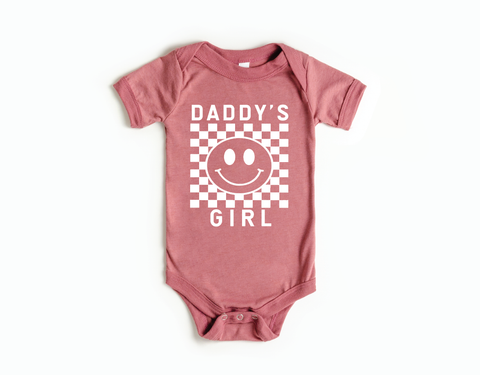 Daddy's Girl Checkered Onesie