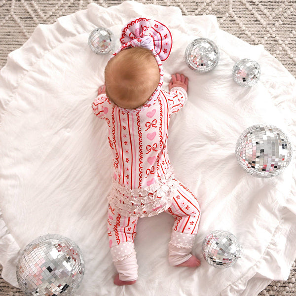 Hallie RUFFLE ZIP Valentines Day Bamboo