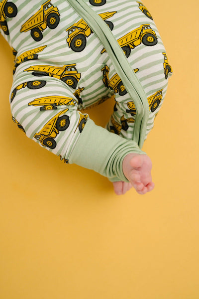 Dump Trucks Bamboo Sleeper