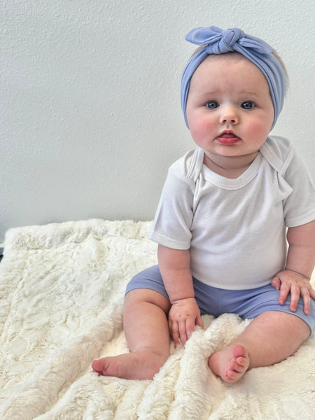 Periwinkle infant/toddler Shorties