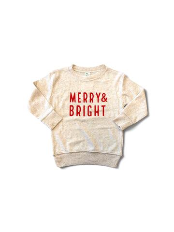 Merry & Bright • Christmas • Toddler Long Sleeve Tee