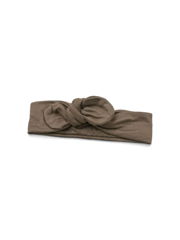 Knot bow headband - Taupe