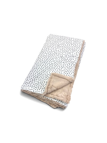 Triangles • Baby Sized Minky Blanket