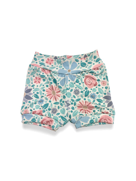 Retro Spring Floral Baby+Toddler Shorties