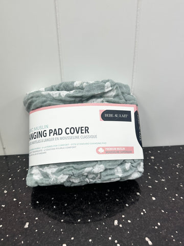 Vintage Floral Classic Muslin Changing Pad Cover