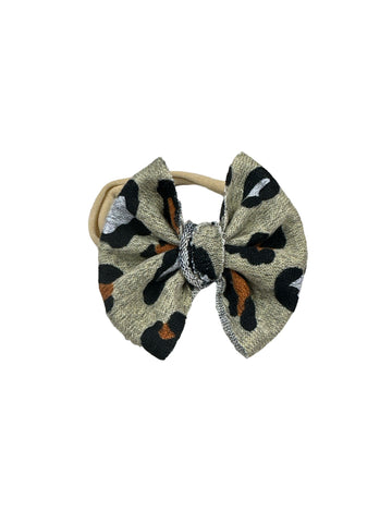 Leopard Sweater • Nylon Bow