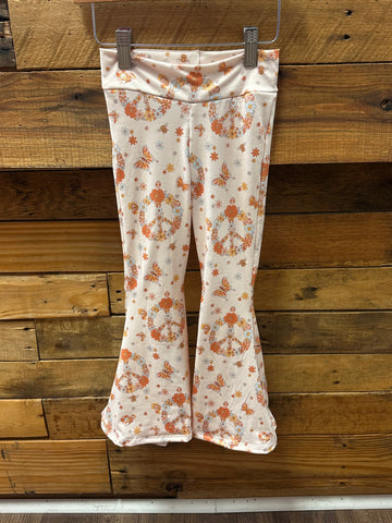 Peace & Butterflies Bell Bottoms