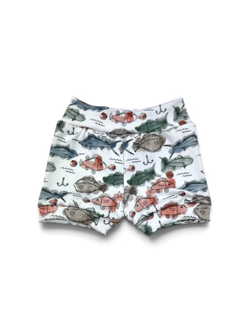 Gone Fishin’ Baby+Toddler Shorties