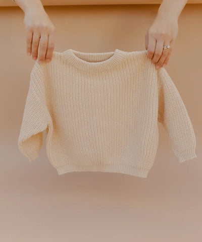 Vanilla Chunky Knit Sweater
