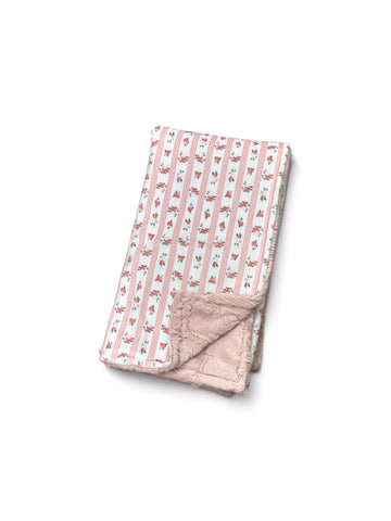 Cottage Rose • Baby Sized Minky Blanket