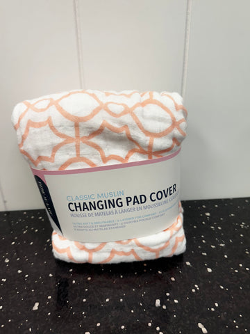 Trellis Classic Muslin Changing Pad Cover