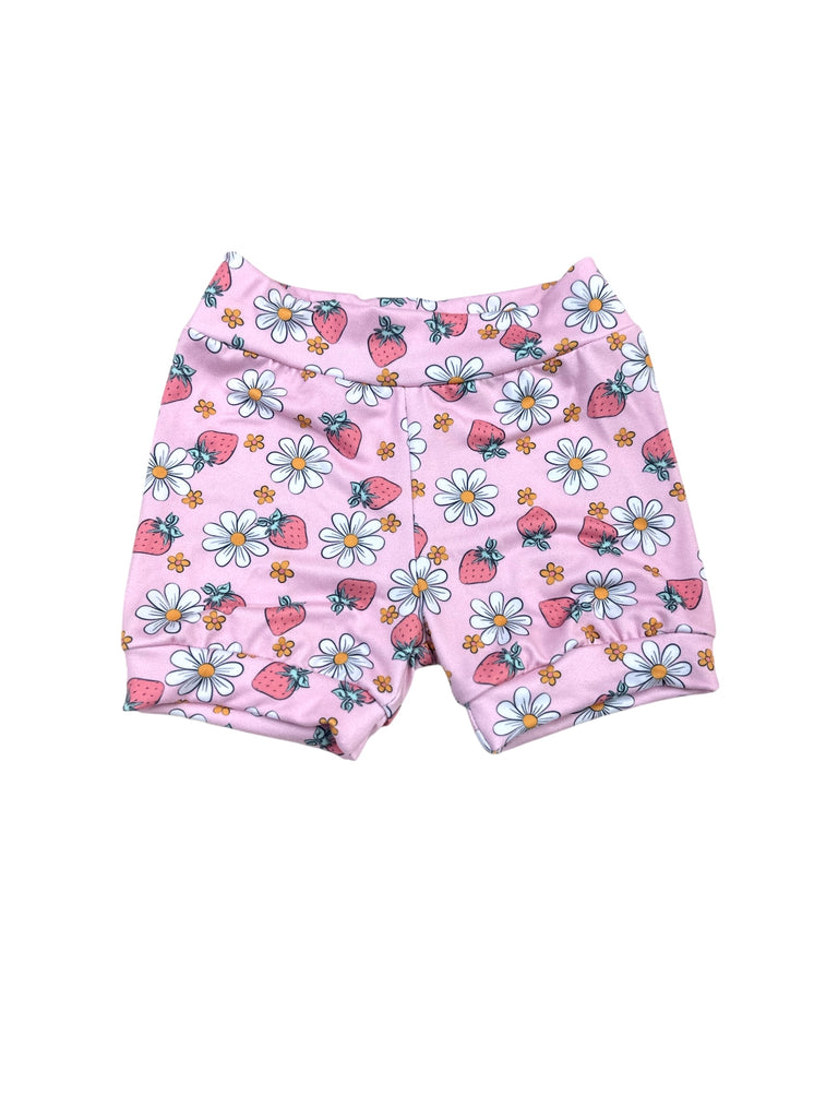 Strawberry Floral Shorties