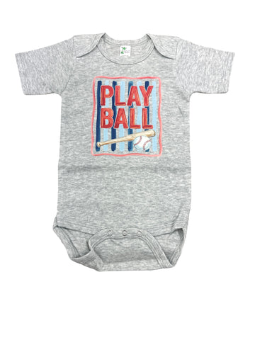 Play Ball • Baseball • baby bodysuit