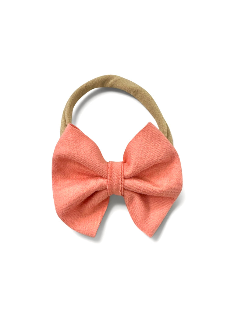 Coral Nylon Bow