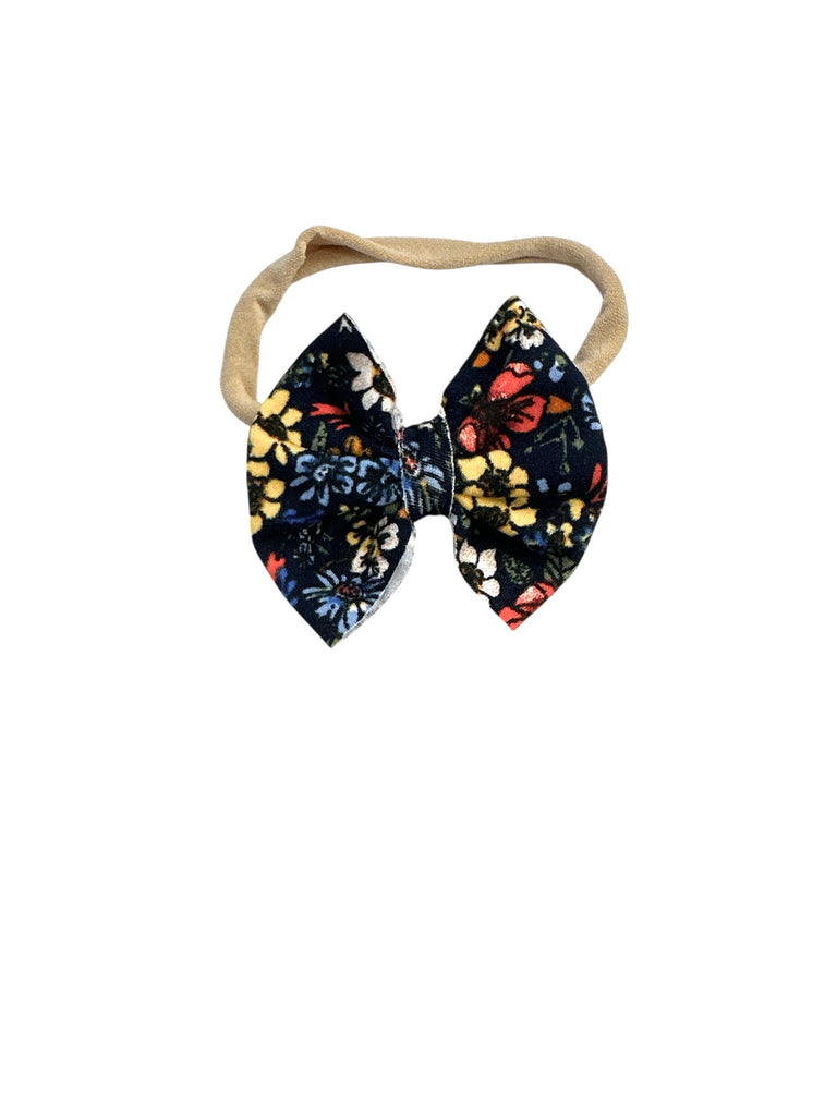 Everleigh Floral Nylon Bow