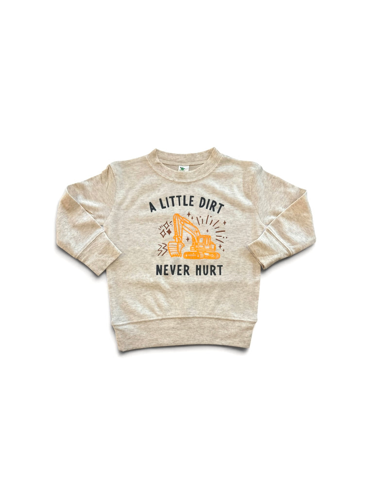 A little dirt never hurt • excavator • Toddler Long Sleeve tee