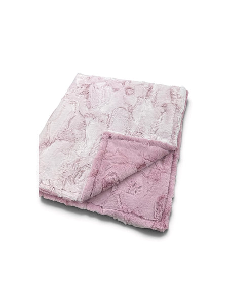 Rosewater+Primrose •Duo• Toddler Sized Minky Blanket