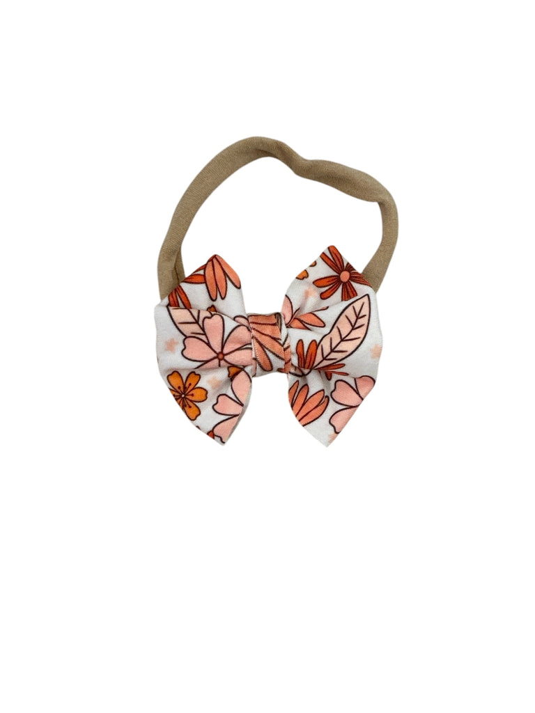 Marlene Floral Nylon Bow