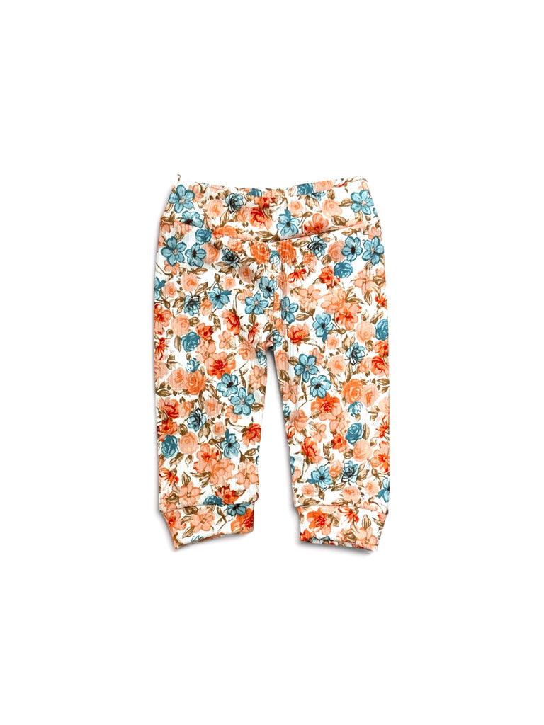 Helen Ribbed Floral • Infant/Toddler Joggers