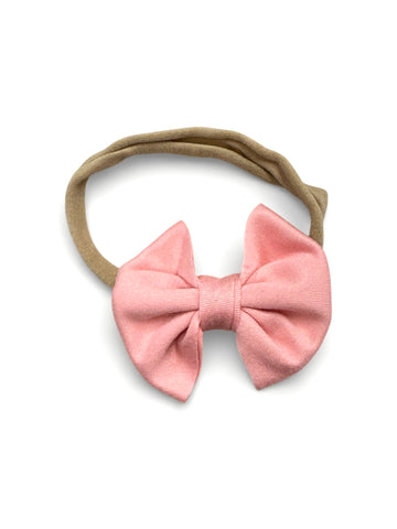 Light Pink Nylon Bow