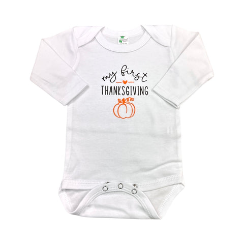 My first Thanksgiving • baby bodysuit