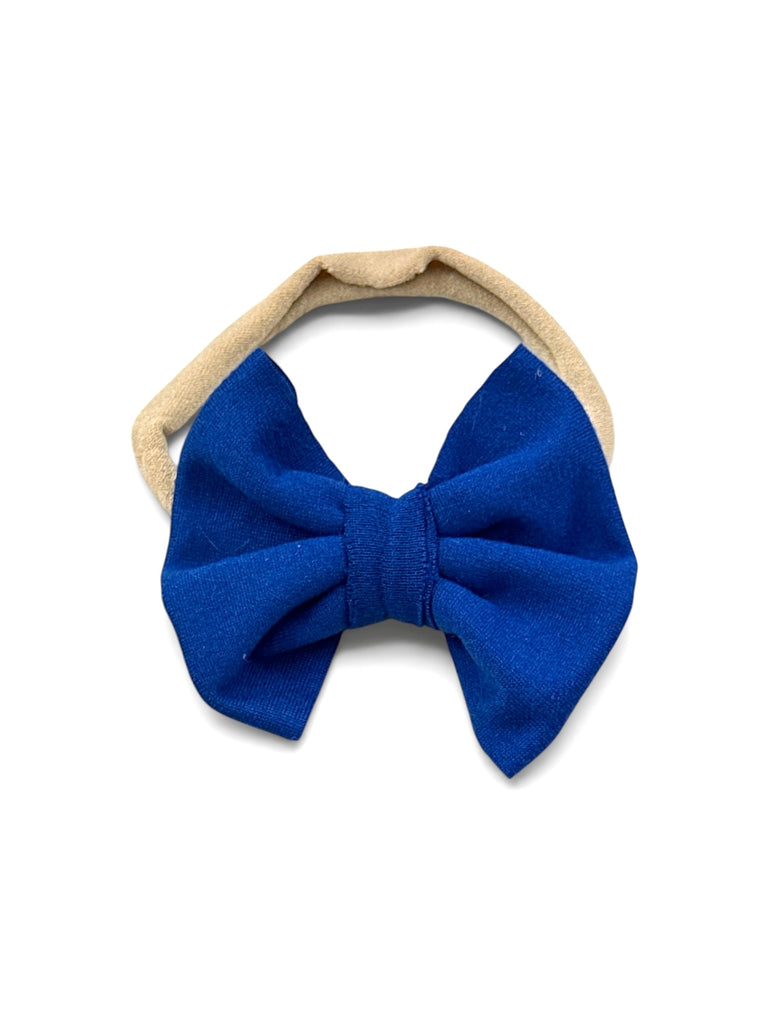 Royal Blue Nylon Bow