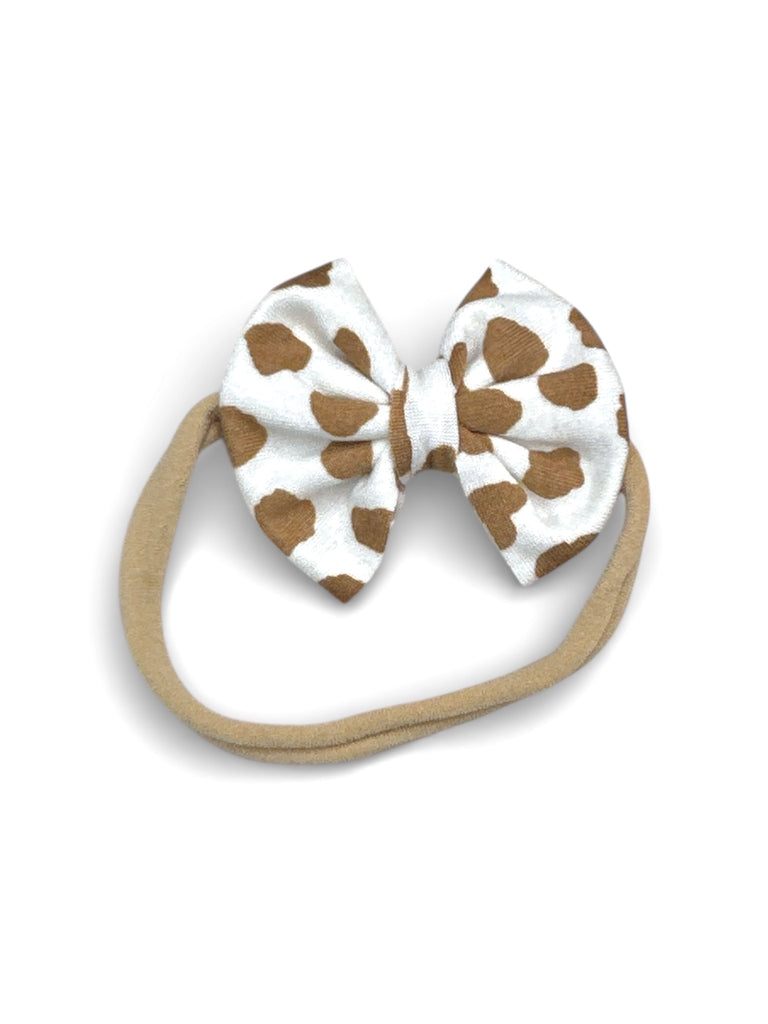 Gold dot Nylon Bow