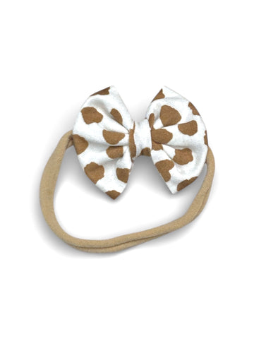 Gold dot Nylon Bow