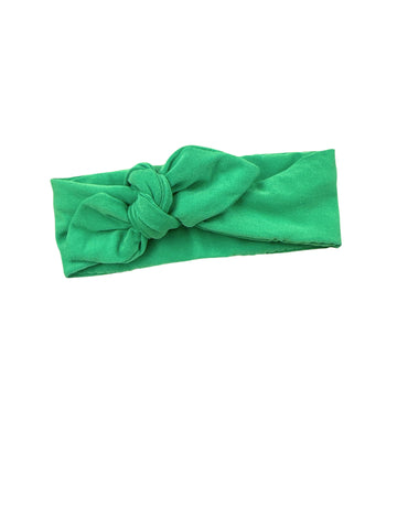 Knot bow headband - Kelly Green