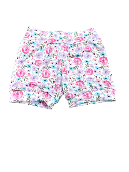 Cotton Candy Floral Shorties