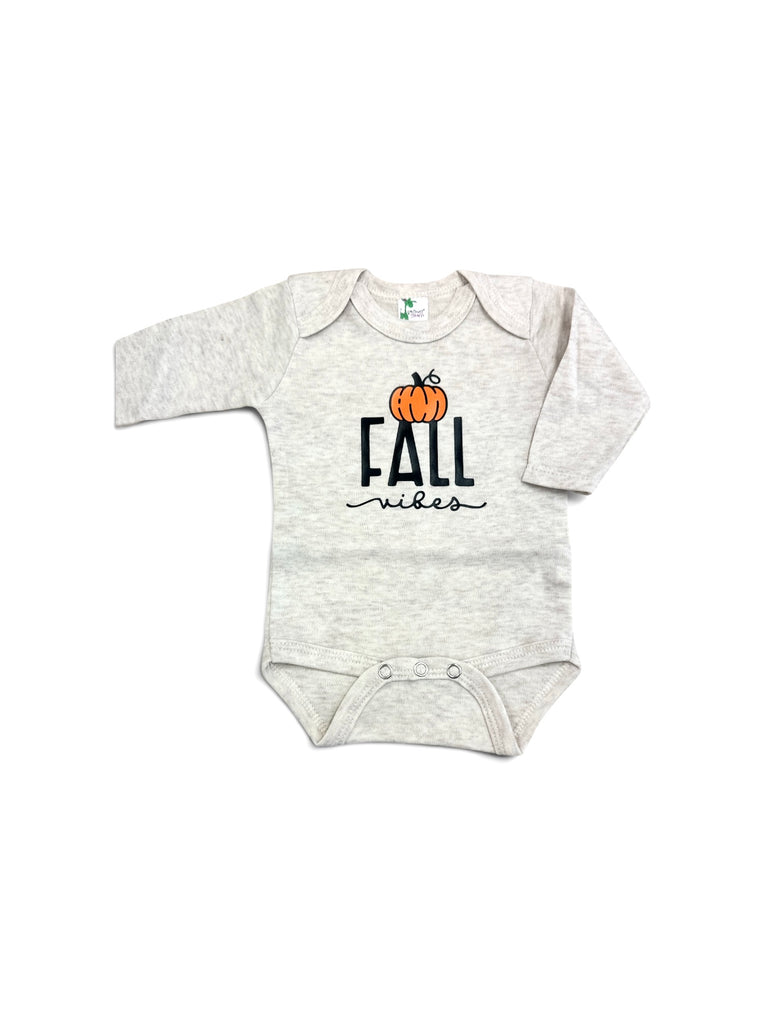 Fall Vibes • oatmeal baby bodysuit