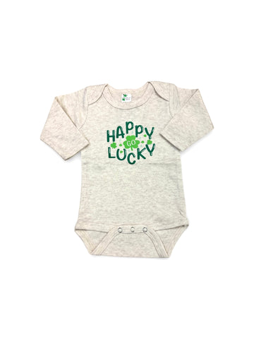 Happy Go Lucky • St. Patrick’s Day • baby bodysuit