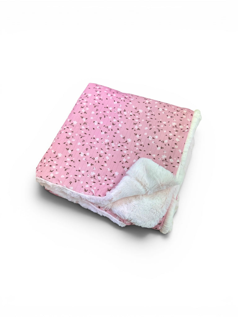 Katrina Floral • Baby Sized Minky Blanket