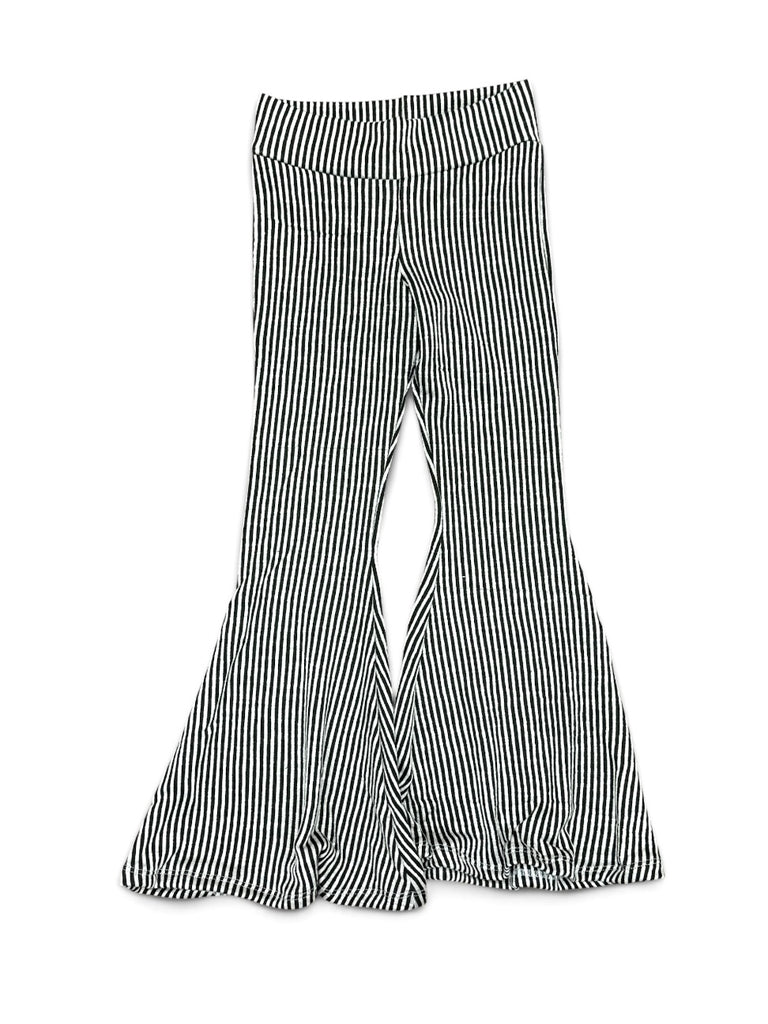 Olive Stripe Bell Bottoms