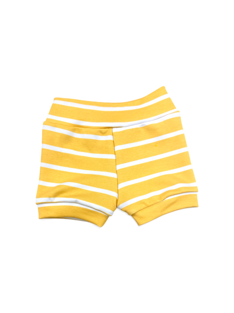 Yellow Stripe Infant+toddler Shorties