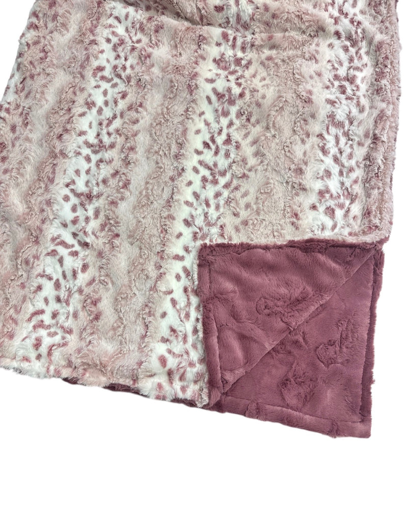 Wildrose Lynx • Adult Sized Minky Blanket