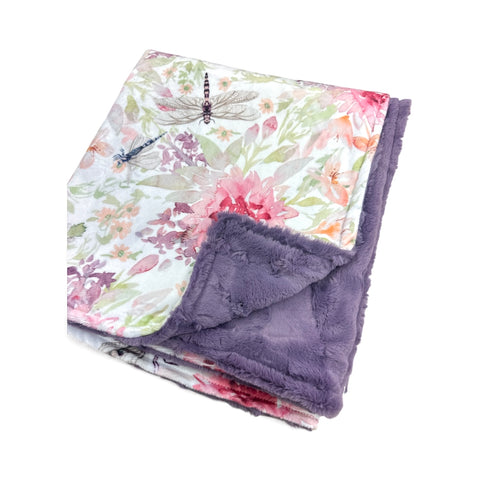 Dragonfly • Toddler Sized Minky Blanket