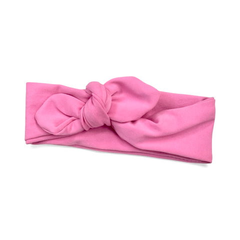Knot bow headband - Pink