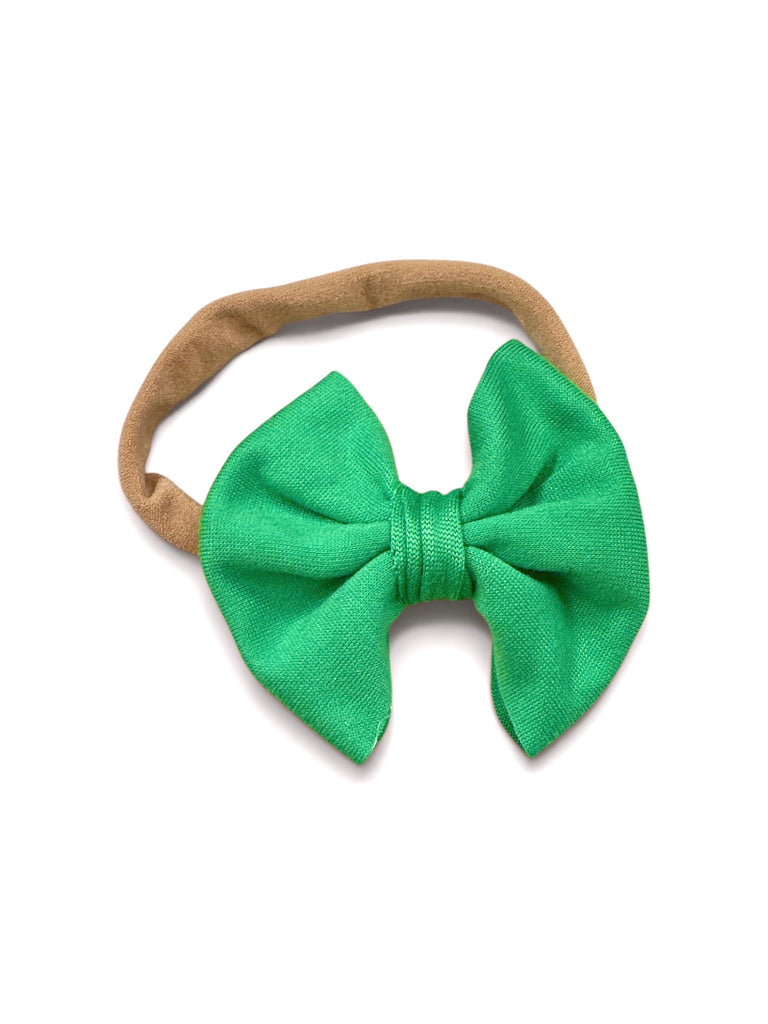 Kelly Green Nylon Bow