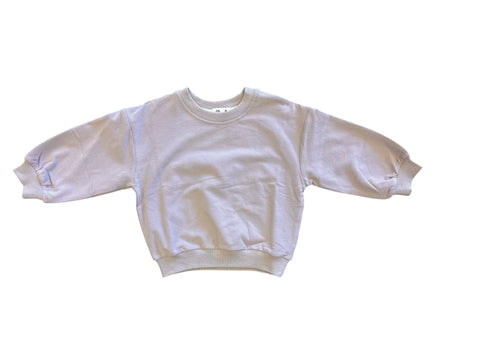 Burkie Baby Drop Shoulder French Terry Toddler Sweatshirt • Mauve