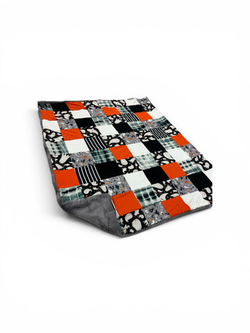 Halloween • Patchwork • Baby Sized Minky Blanket