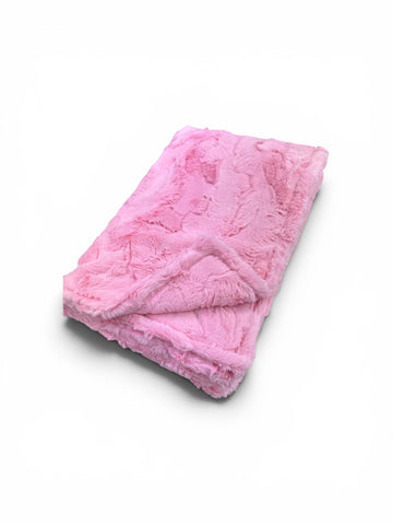 Bubblegum • Baby Sized Minky Blanket