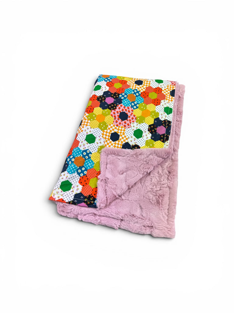 Catnip Flower • Baby Sized Minky Blanket