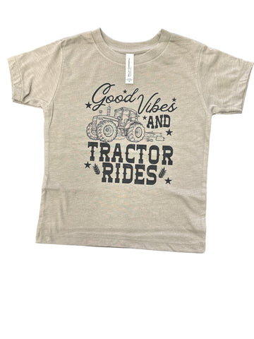 Good Vibes and Tractor Rides • infant/toddler tee