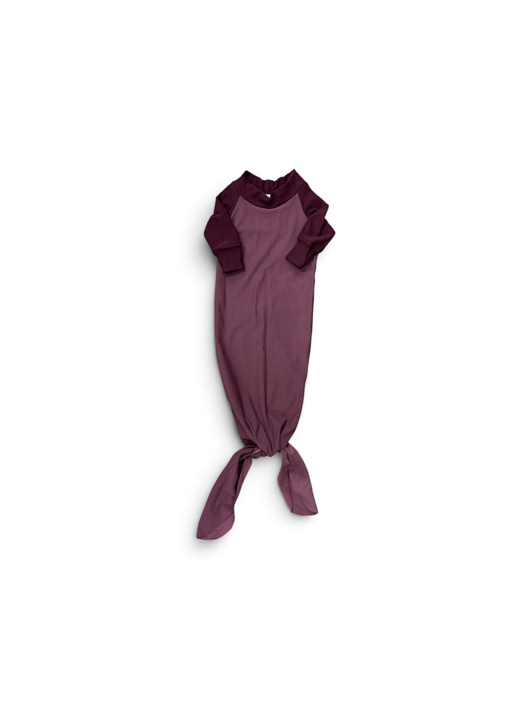 Berry Knotted Gown