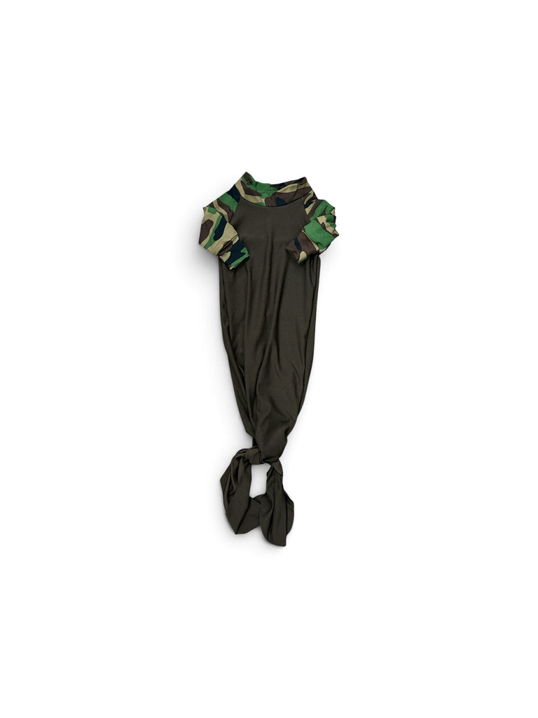 Camo Knotted Gown