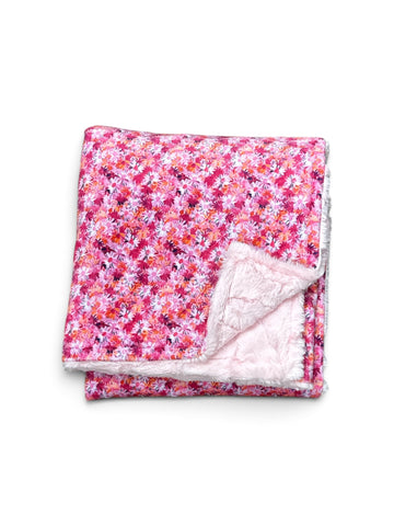 Wanderlust Daisies • Baby Sized Minky Blanket