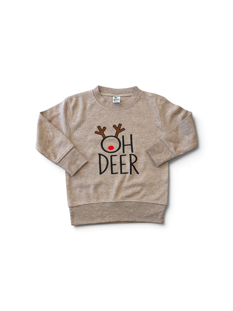 Oh Deer • Christmas • Toddler Long Sleeve Tee