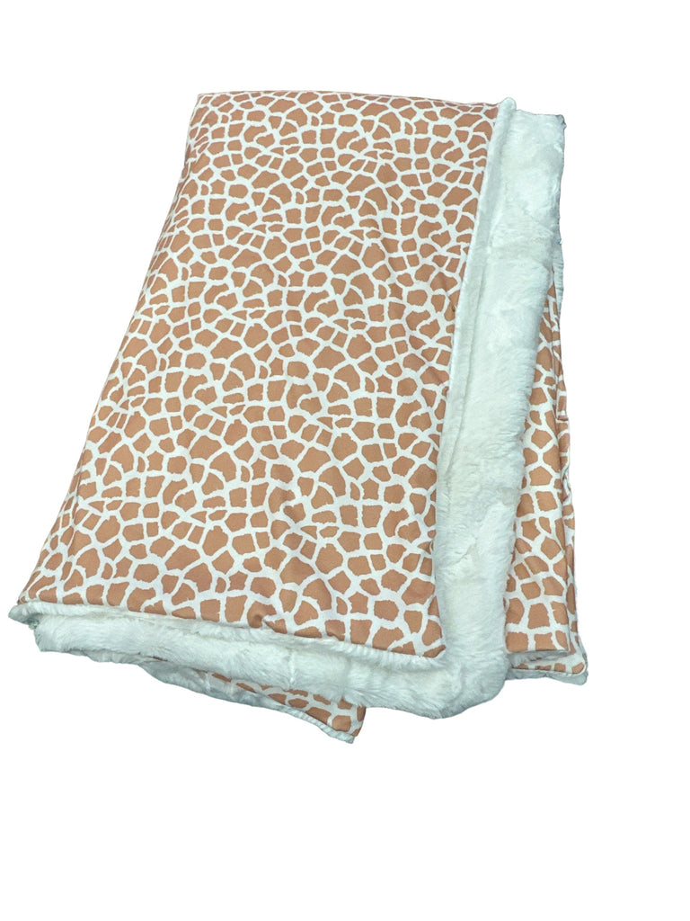 Giraffe • Baby Sized Minky Blanket